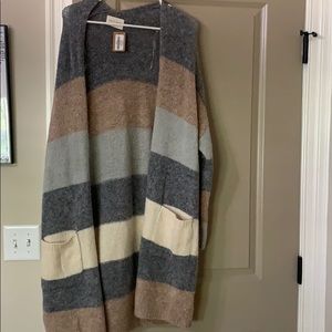 NWT color block cardigan